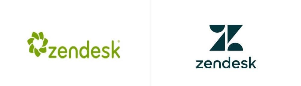 B2B branding refresh example zendesk logo